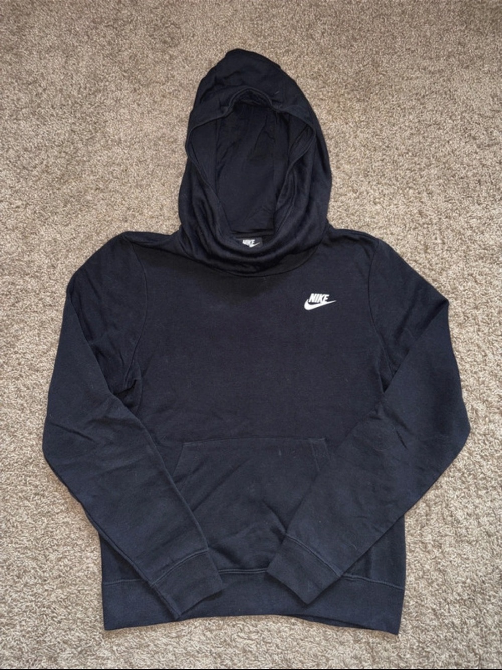Nike Black Cowl Neck Hoodie